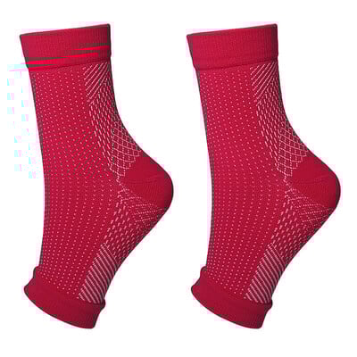 1 pereche de șosete de compresie pentru fasciita plantară, suport pentru arc pentru ameliorarea durerii piciorului, atela pentru gleznă, asigură creșterea circulației sângelui