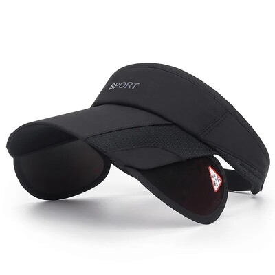 Nauja vasaros lauko sportinė laisvalaikio sportinė tuščia kepurė Vyriška žvejybai praplatinta ištraukiama briauna skrybėlė nuo saulės, moteriška