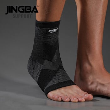 JINGBA SUPPORT 1PCS 3D Nylon Επίδεσμος Προστατευτικό Στήριξης Αστραγάλου Ποδόσφαιρο Μπάσκετ Μπάσκετ Αστραγάλος Προστατευτικό tobillera deportiva