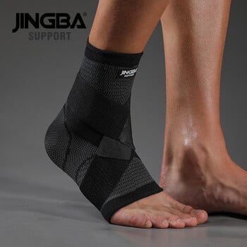 JINGBA SUPPORT 1PCS 3D Nylon Επίδεσμος Προστατευτικό Στήριξης Αστραγάλου Ποδόσφαιρο Μπάσκετ Μπάσκετ Αστραγάλος Προστατευτικό tobillera deportiva