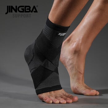 JINGBA SUPPORT 1PCS 3D Nylon Επίδεσμος Προστατευτικό Στήριξης Αστραγάλου Ποδόσφαιρο Μπάσκετ Μπάσκετ Αστραγάλος Προστατευτικό tobillera deportiva