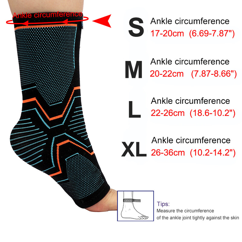 1 KOM Steznik za gležanj Kompresivni rukav Oporavak od ozljede Podrška za tetive Plantarni fasciitis Otok svoda stopala Petni trn Tendonitis