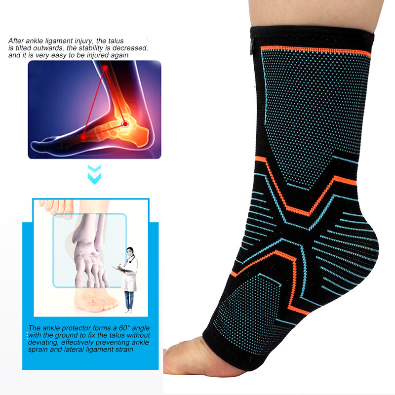 1 KOM Steznik za gležanj Kompresivni rukav Oporavak od ozljede Podrška za tetive Plantarni fasciitis Otok svoda stopala Petni trn Tendonitis