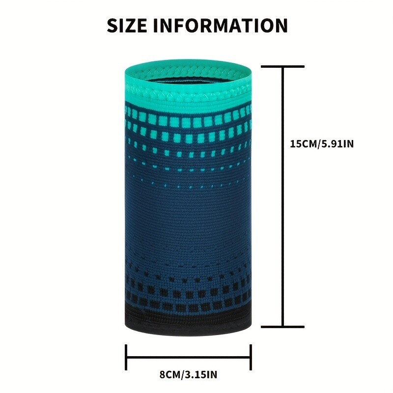 1kom sportski štitnik za zglob: pletena kompresijska podrška za mušku i žensku košarku, badminton,