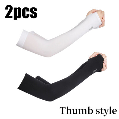 Unisex rankų apsauga Rankovės šilčiau Moterys Vyrai Sportinės Rankovės Apsauga nuo saulės UV Rankų apdangalo atrama Bėgimas Žvejyba Dviračių Slidės