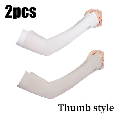 Unisex rankų apsauga Rankovės šilčiau Moterys Vyrai Sportinės Rankovės Apsauga nuo saulės UV Rankų apdangalo atrama Bėgimas Žvejyba Dviračių Slidės