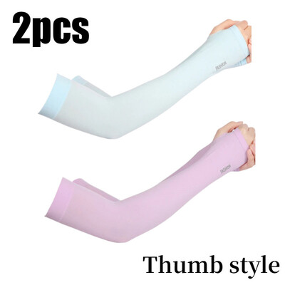 Unisex rankų apsauga Rankovės šilčiau Moterys Vyrai Sportinės Rankovės Apsauga nuo saulės UV Rankų apdangalo atrama Bėgimas Žvejyba Dviračių Slidės