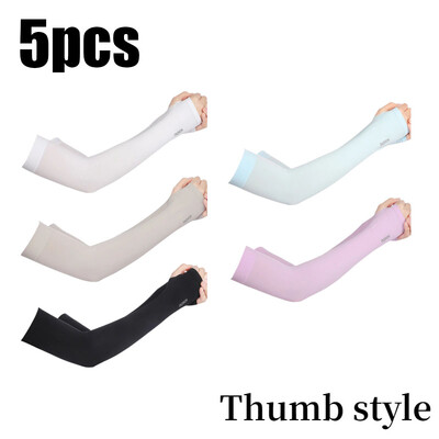 Unisex rankų apsauga Rankovės šilčiau Moterys Vyrai Sportinės Rankovės Apsauga nuo saulės UV Rankų apdangalo atrama Bėgimas Žvejyba Dviračių Slidės