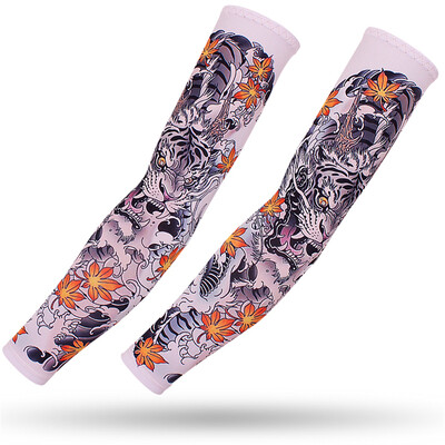 Cobweb Game grijači za ruke za muškarce, biciklističke manžete, brzo sušenje, rukav za tetovažu za sportske igre, jastučić za lakat, navlaka za ruke, 1 par