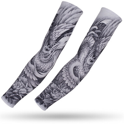 Cobweb Game grijači za ruke za muškarce, biciklističke manžete, brzo sušenje, rukav za tetovažu za sportske igre, jastučić za lakat, navlaka za ruke, 1 par