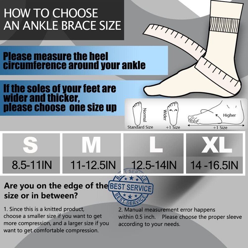 1gb vara potītes stiprinājums, vara potītes atbalsta kompresijas uzmava vīriešiem un sievietēm, pēdu sāpēm, sastieptai potītei, atveseļošanai