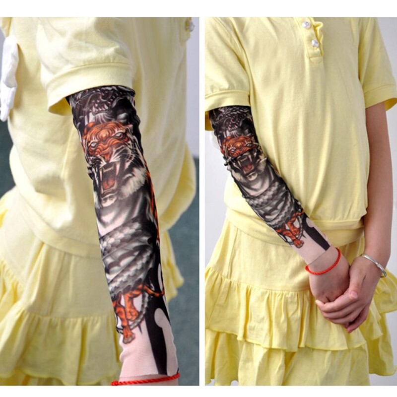 Vaikams Gėlė Rankovės Rankovės Rankovės Dangtis Lauke Sportas Bėgimas Vasaros Vėsinimas UV apsauga Tatuiruotė Rankovės Rankovės Apsauga nuo saulės