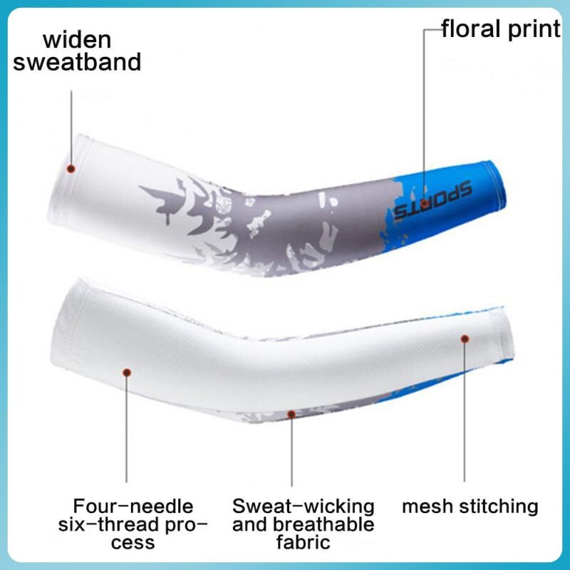 Šaltos rankovės, UV apsauga nuo saulės unisex sportinis dviratis, bėgimas, apsauginis rankogalis, vyriškas, moteriškas, rankovės