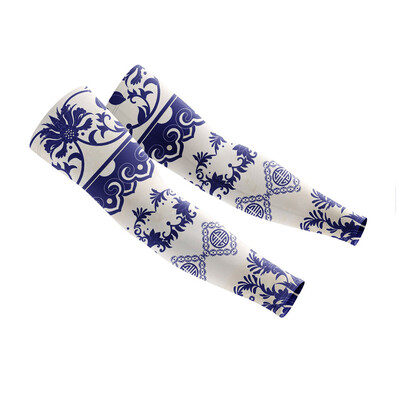 Widewins 1Pair Cool Vīrieši Riteņbraukšana Skriešana UV Saules aizsardzība Manžetes Pārvalks Aizsarga Roku Piedurkne Velosipēda Sporta Roku Sildītāji Piedurknes Unisex