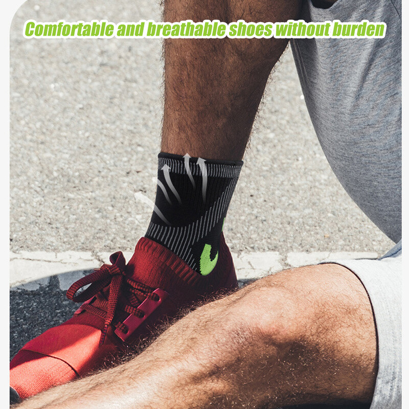 1kom kompresijski rukav za gležanj za žene/muškarce, steznik za gležanj za uganuće, kompresijska čarapa bez prstiju za ublažavanje boli u luku i peti