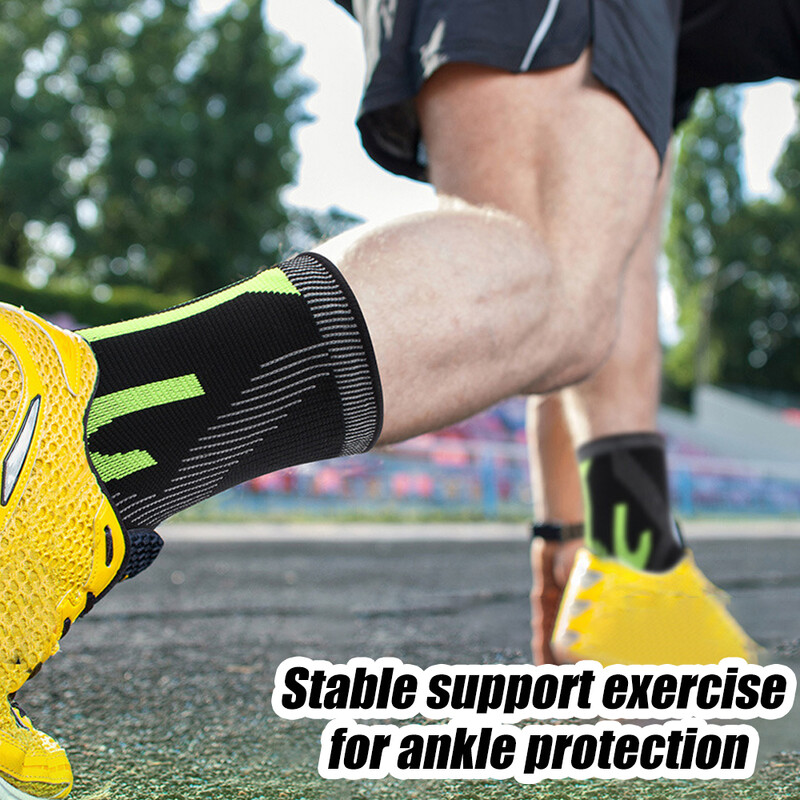 1kom kompresijski rukav za gležanj za žene/muškarce, steznik za gležanj za uganuće, kompresijska čarapa bez prstiju za ublažavanje boli u luku i peti