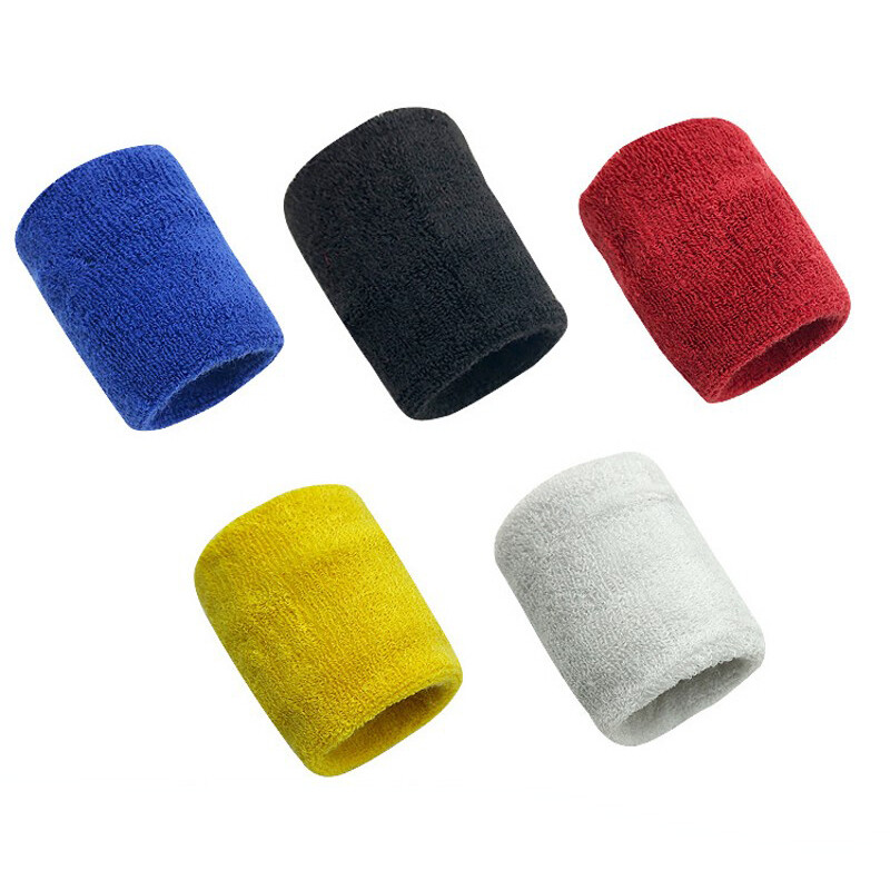 Sport csuklópánt izzadságelnyelő karkötők edzőtörülköző fitnesz futás izzadságtörlő karkötő férfi női csuklóvédő karszalag