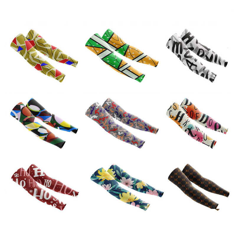 Sporta rokas kompresijas piedurknes Vasaras skriešanas basketbols riteņbraukšanas rokas sildītājs sauļošanās lentes volejbola UV aizsardzība sievietēm zveja