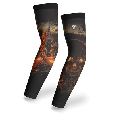 UPF50+ Maneca de brat Respirabila Uscare rapida Protectie UV Ciclism Maneca de sport Tesatura de gheata Protectie solara Imbracaminte sportiva Maneca de fitness