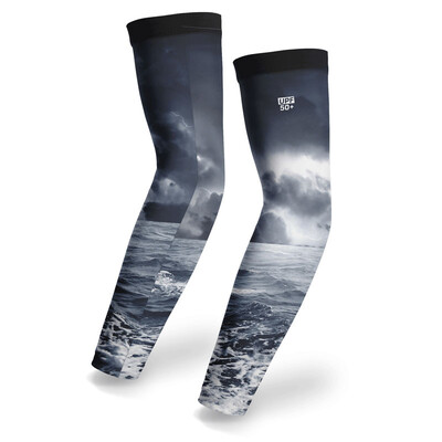 UPF50+ Maneca de brat Respirabila Uscare rapida Protectie UV Ciclism Maneca de sport Tesatura de gheata Protectie solara Imbracaminte sportiva Maneca de fitness