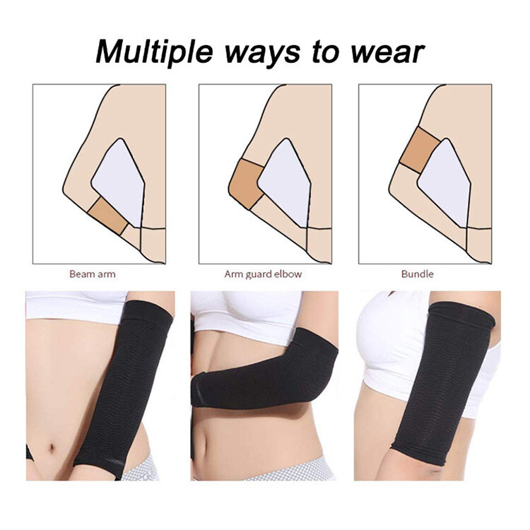 Elasztikus kompressziós kar ujjak karcsúsító hegtakaró Improve Shaper Sleeve Protector vádliformázó ujj a Sport Fitnesshez