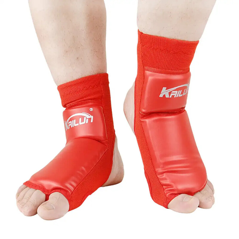 PU kožna MMA boks Muay Thai Štitnici za stopala Štitnik za stopala Zaštitna oprema za borilačke vještine Wushu Sanda trening