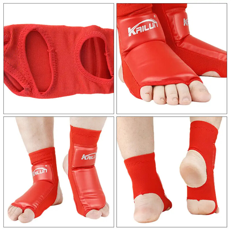 PU kožna MMA boks Muay Thai Štitnici za stopala Štitnik za stopala Zaštitna oprema za borilačke vještine Wushu Sanda trening