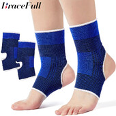 1 pāris profesionālas elastīgas, trikotāžas potītes atbalsta lentes potītes stiprinājums potītes sastiepumam Sports aizsargā apavus potītes terapijai