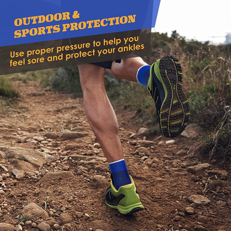 1 pāris profesionālas elastīgas, trikotāžas potītes atbalsta lentes potītes stiprinājums potītes sastiepumam Sports aizsargā apavus potītes terapijai