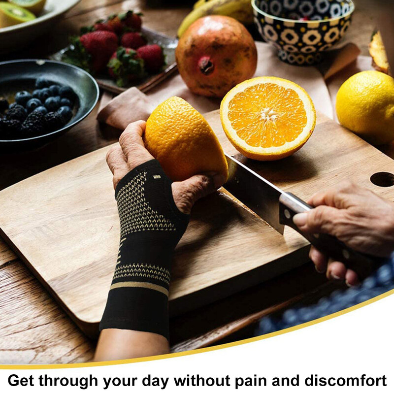 1Gb Vara kompresijas cimdi Sporta plaukstas aizsargi Artrīta cimdi elastīgi plaukstas stiprinājuma piedurknes Fitnesa plaukstas locītavas atbalsta aproce