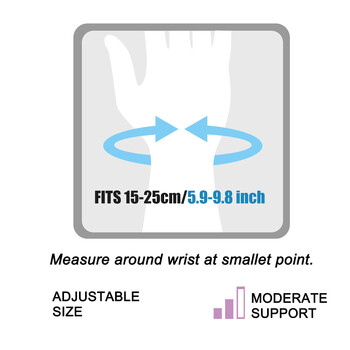 1 бр. Ортеза за китка за карпален тунел, Регулируема скоба за поддържане на китката при артрит и тендинит, Опора за китка за облекчаване на болката