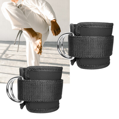 Ремъци за глезени с обратен откат за кабелни машини Обвивки за глезени Ленти за крака за бодибилдинг Регулируема каишка за глезена на крака Силови тренировки