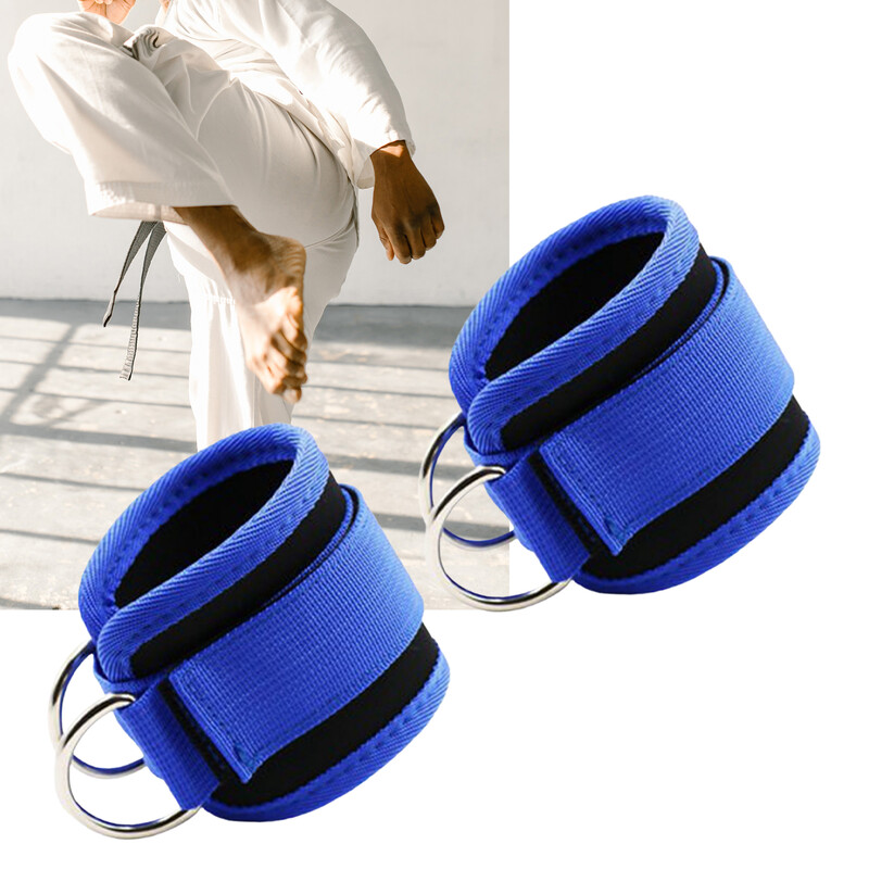 Ремъци за глезени с обратен откат за кабелни машини Обвивки за глезени Ленти за крака за бодибилдинг Регулируема каишка за глезена на крака Силови тренировки