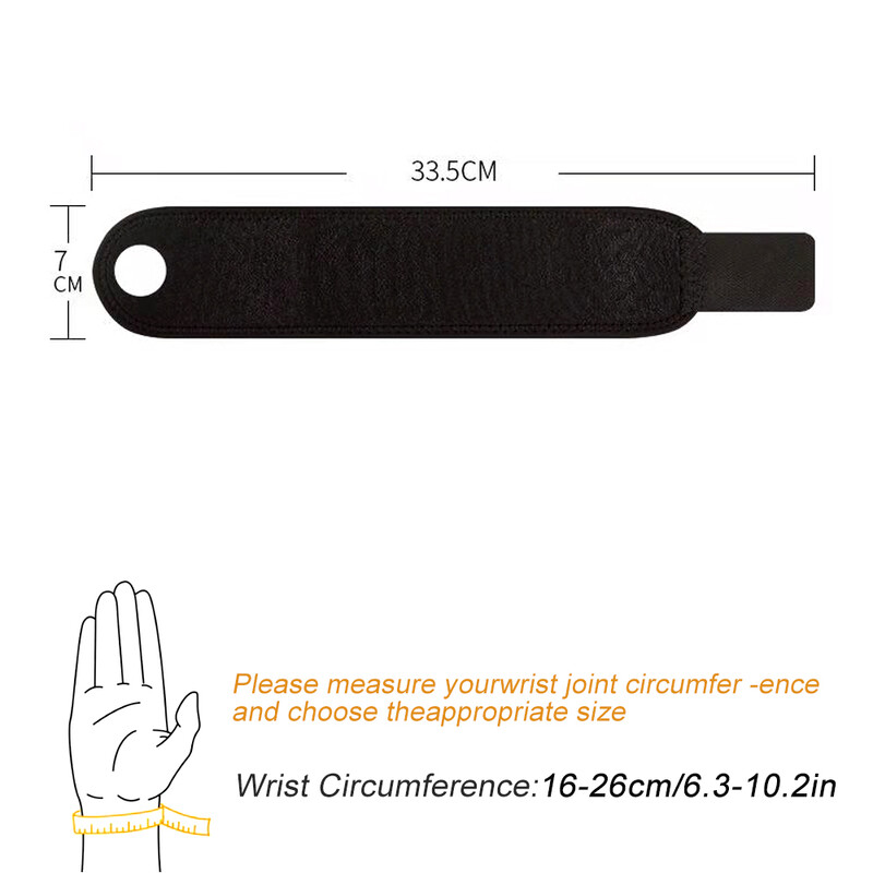 1 kom. Steznica za zapešće Zavoji za zapešće, kompresijske trake za zapešće Potpora za zapešće za vježbanje - Udobna potpora za dan i noć - Podesiva