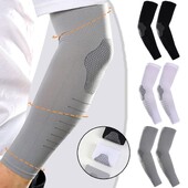 2 vnt. Ice Silk Apsaugos nuo saulės Rankovės Apsauga nuo saulės UV Rankovė Greitai džiūstanti prakaitą sugerianti Kvėpuojanti Rankinė Pirštinės Rankų Apsauga