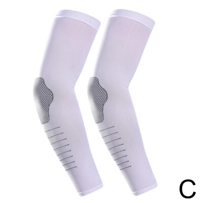 2 vnt. Ice Silk Apsaugos nuo saulės Rankovės Apsauga nuo saulės UV Rankovė Greitai džiūstanti prakaitą sugerianti Kvėpuojanti Rankinė Pirštinės Rankų Apsauga