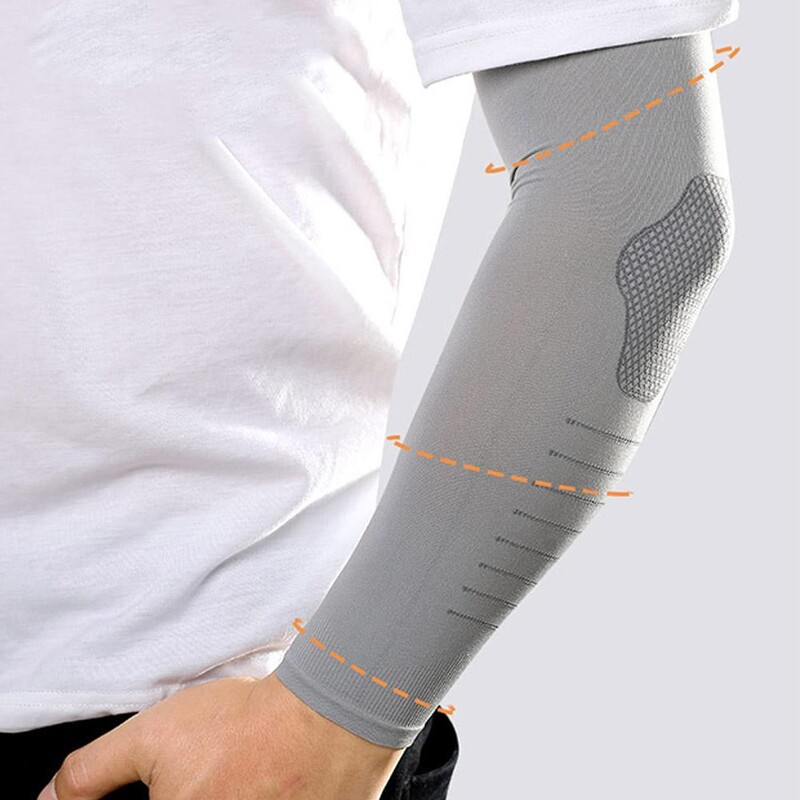 2 vnt. Ice Silk Apsaugos nuo saulės Rankovės Apsauga nuo saulės UV Rankovė Greitai džiūstanti prakaitą sugerianti Kvėpuojanti Rankinė Pirštinės Rankų Apsauga