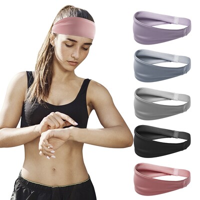 Bentite sport pentru bărbați, femei, 1 bucată, anti-alunecare, elimină umiditatea, antrenament, bandă de transpirație, fitness, alergare, ciclism, fotbal, yoga, bentiță de păr