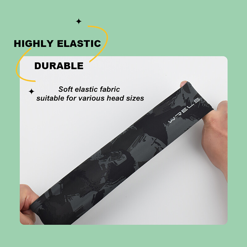 1kom Sportska gumica za kosu za trčanje koja upija znoj Yoga prozračna gumica za kosu protiv znojenja Muška i ženska košarkaška gumica za kosu