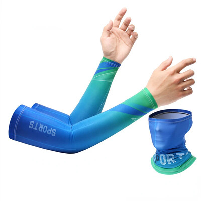 Novi rukavi od ledene svile za zaštitu od sunca Rukavi za UV zaštitu od sunca Protuklizni rukavi Muškarci Žene Duge rukavice Cool Sport Biciklizam na otvorenom