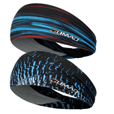 2 KOM Sportska elastična traka za glavu Traka za znoj Trčanje Joga Teretana Tenis Golf Zavoj za znoj Traka za kosu Pokrivala za kosu Dodaci za kosu Muškarci Žene