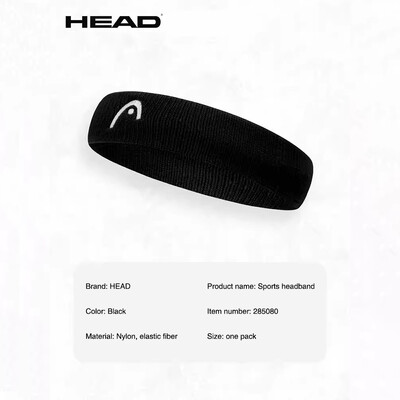 HEAD Teniske trake za kosu Muške i ženske Sportske trake za glavu Fitness Traka za znojenje Badminton Yoga Košarka Trčanje Modna traka za glavu