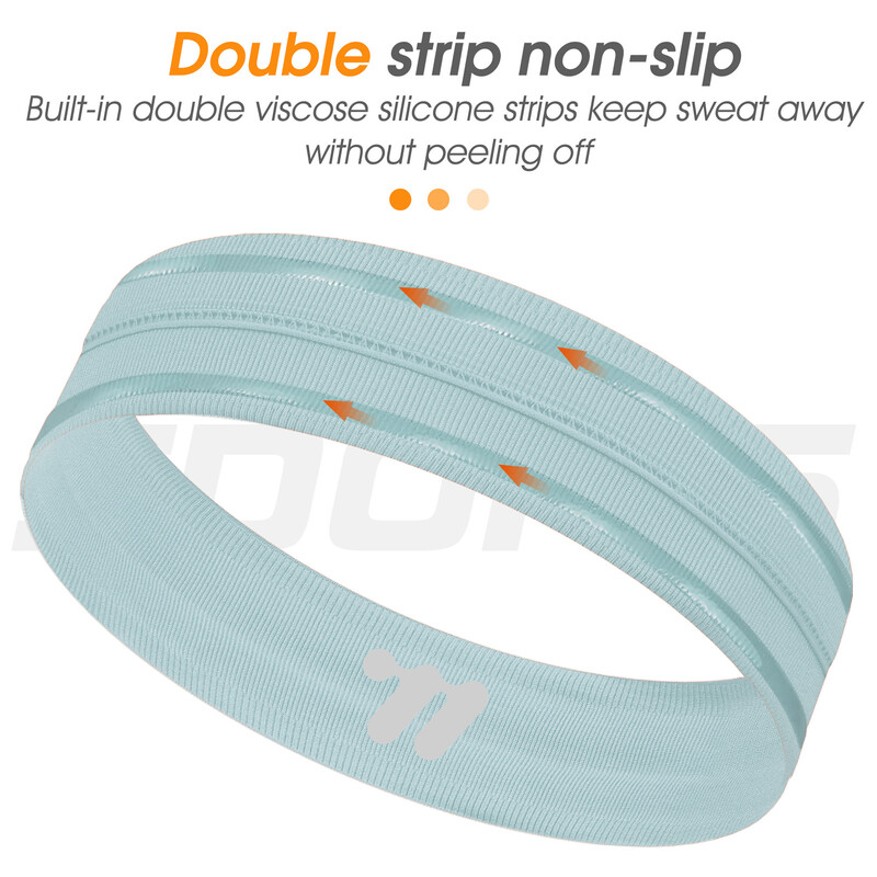 WEST BIKING Sportska traka za znojenje, prozračna elastična traka za glavu Fitness Teretana Trčanje Košarka Biciklizam Marama za glavu
