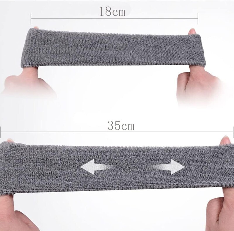 3 komada sportskih traka za glavu otpornih na znojenje za muškarce i žene - traka za znojenje koja upija vlagu za tenis, košarku, trčanje, teretanu, vježbanje