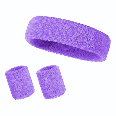 3PCS/set Sportska traka za glavu Traka za znojenje Rastezljiva elastična muška traka za znoj za sport na otvorenom Žene Traka za glavu za teretanu Trčanje Tenis
