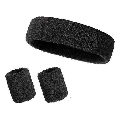 3PCS/set Sportska traka za glavu Traka za znojenje Rastezljiva elastična muška traka za znoj za sport na otvorenom Žene Traka za glavu za teretanu Trčanje Tenis