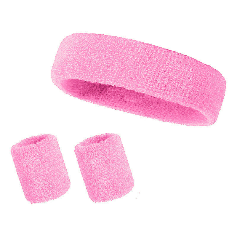 3PCS/set Sportska traka za glavu Traka za znojenje Rastezljiva elastična muška traka za znoj za sport na otvorenom Žene Traka za glavu za teretanu Trčanje Tenis
