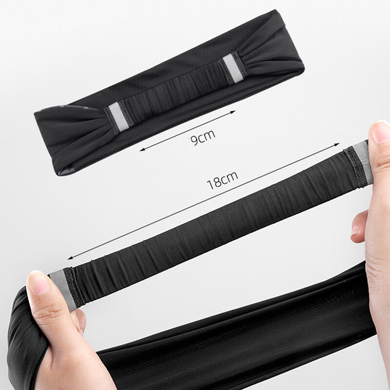 ROCKBROS Sportska traka za glavu Traka za glavu koja upija znoj Muška i ženska traka za znojenje Obruči Traka za glavu za ljetnu košarku za trčanje