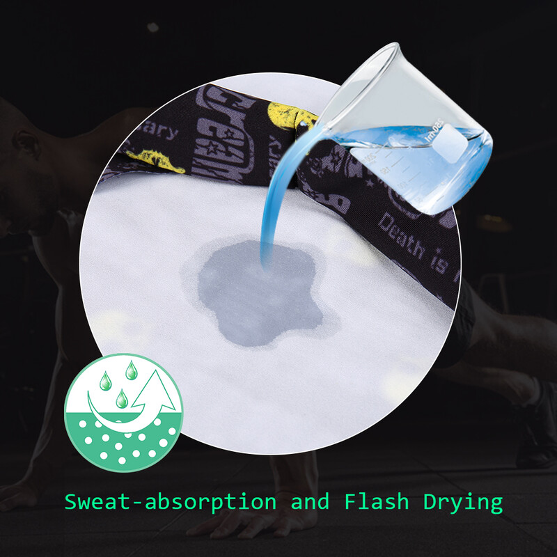 Gotikinė kaukolės galvos juosta prakaito juostelė Sportinė galvos plaukų juosta Treniruotė Tenisas Fitnesas Bėgimas Krepšinis Bėgimas Baisus prakaito dirželis Moterys Vyrai