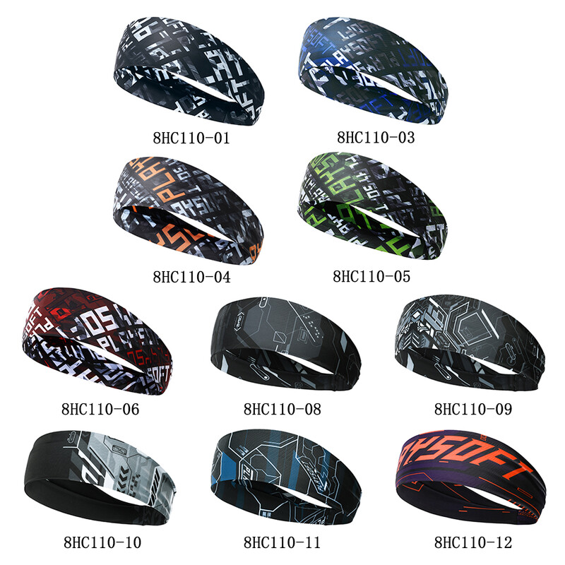 Sportska traka za glavu Traka za znojenje Elastična joga traka za kosu Trčanje Biciklizam Jogging Odbojka Tenis Znojna traka za kosu Bandage Muškarci Žene